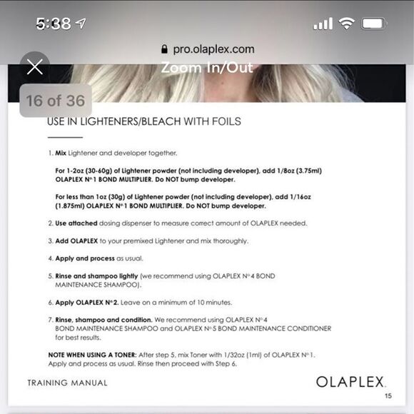 1oz/30 ml Olaplex No. 1 Bond Multiplier *Repackaged* - Picture 6 of 6